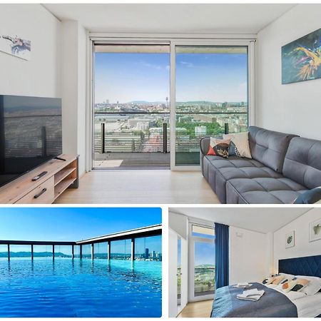 Luxury Penthouse I Rooftop Pool I Self Check-In Vienna Exterior photo